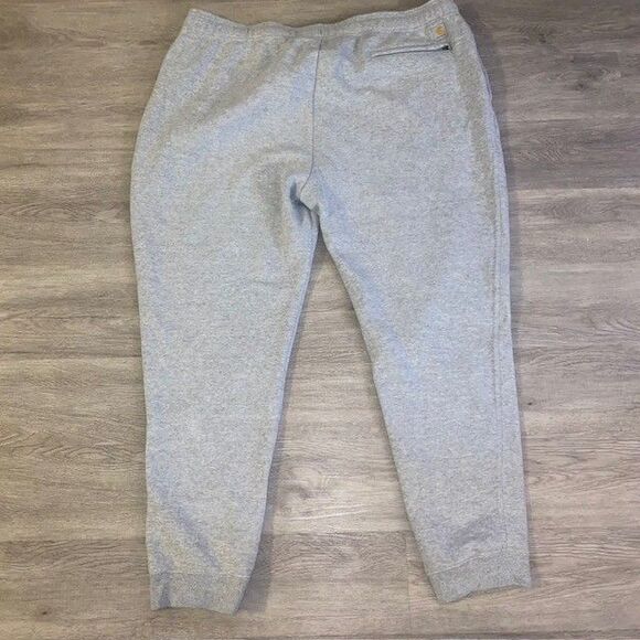 Carhartt Sweatpants Joggers Mens Sz 2XL Relaxed Gray Fleece Lined 105307 HGY - Picture 4 of 5